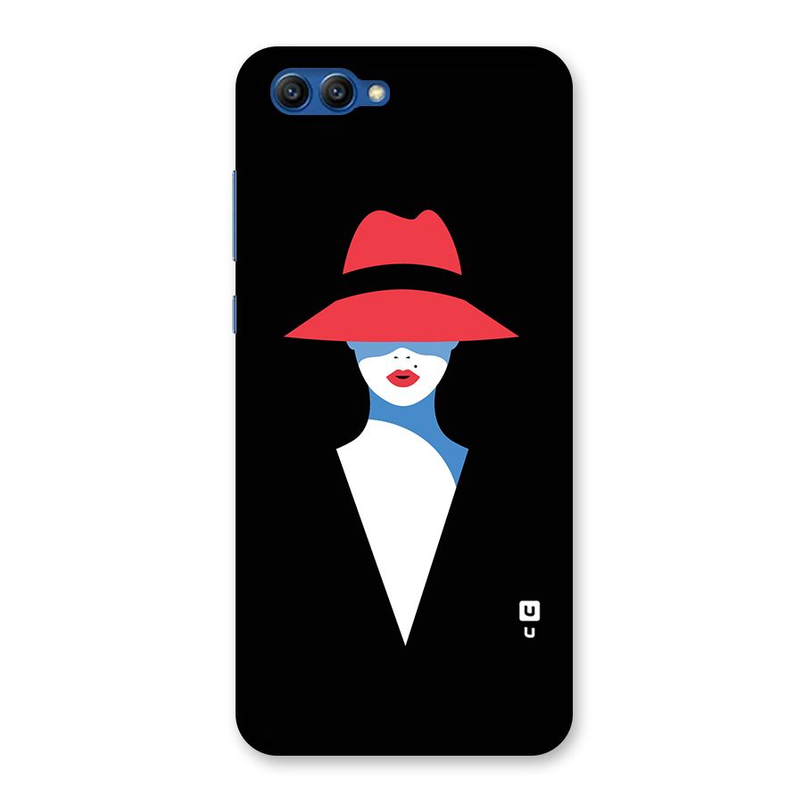 Mysterious Woman Illustration Back Case for Honor View 10