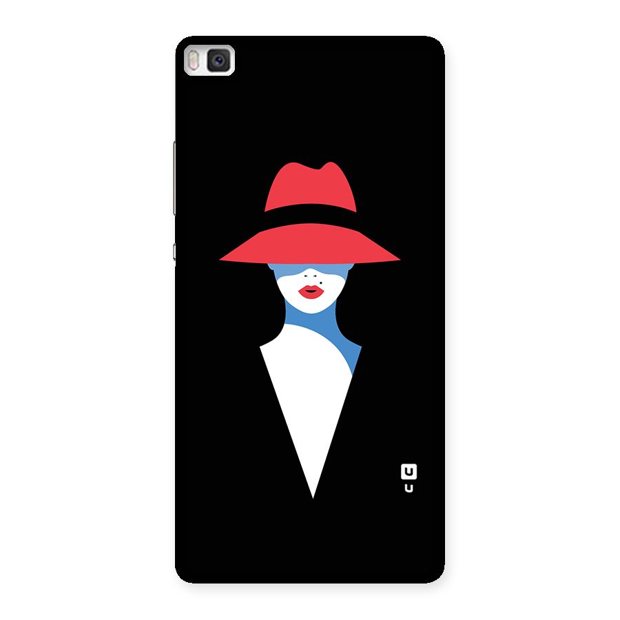 Mysterious Woman Illustration Back Case for Huawei P8