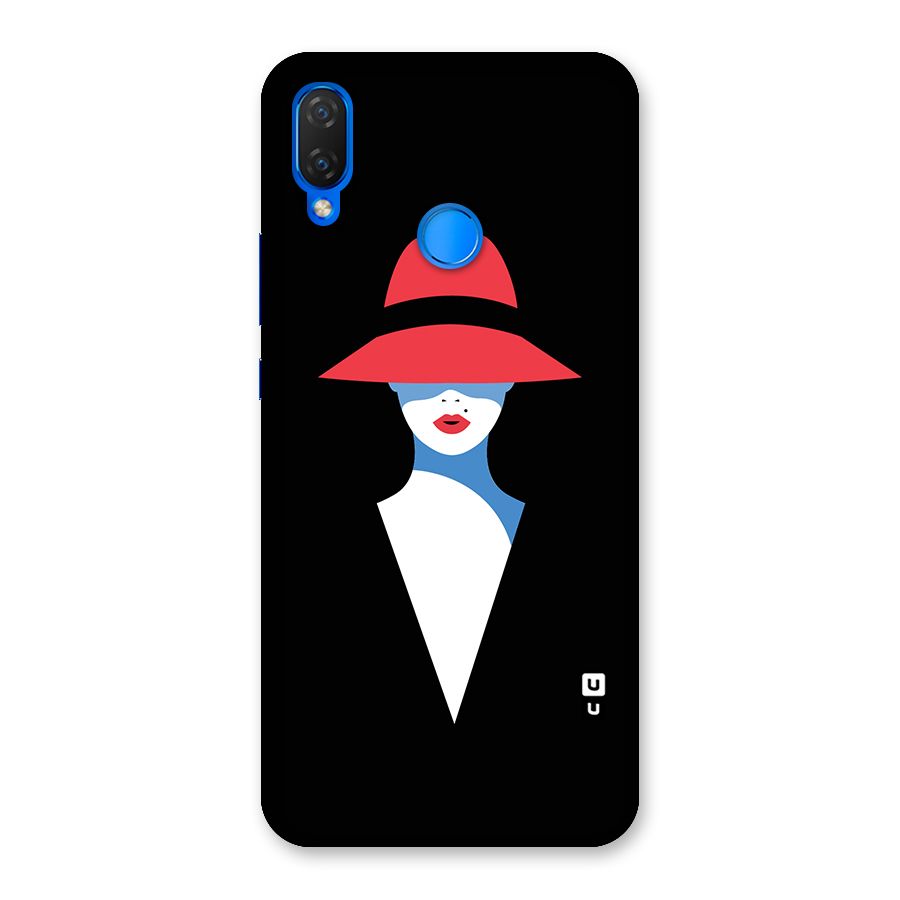 Mysterious Woman Illustration Back Case for Huawei P Smart+