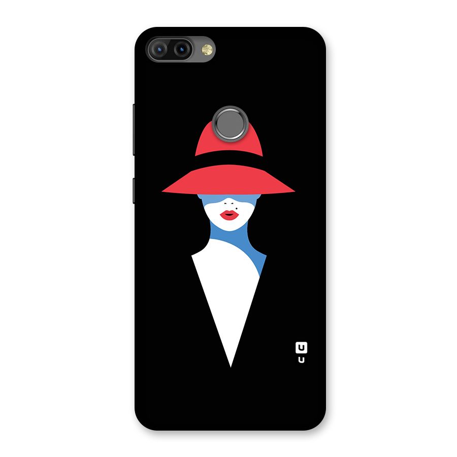 Mysterious Woman Illustration Back Case for Infinix Hot 6 Pro
