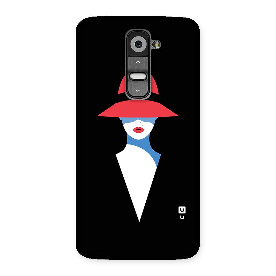 Mysterious Woman Illustration Back Case for LG G2