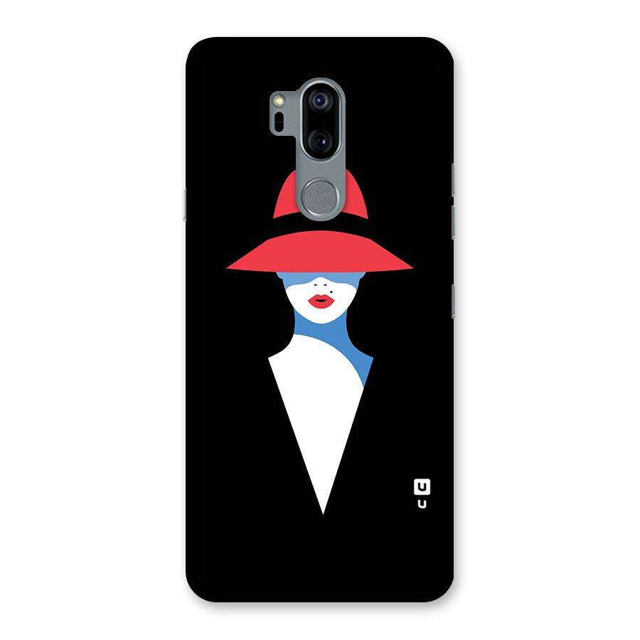 Mysterious Woman Illustration Back Case for LG G7