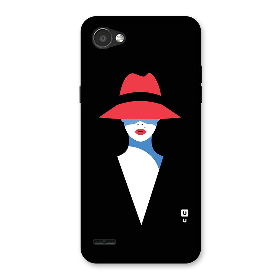 Mysterious Woman Illustration Back Case for LG Q6