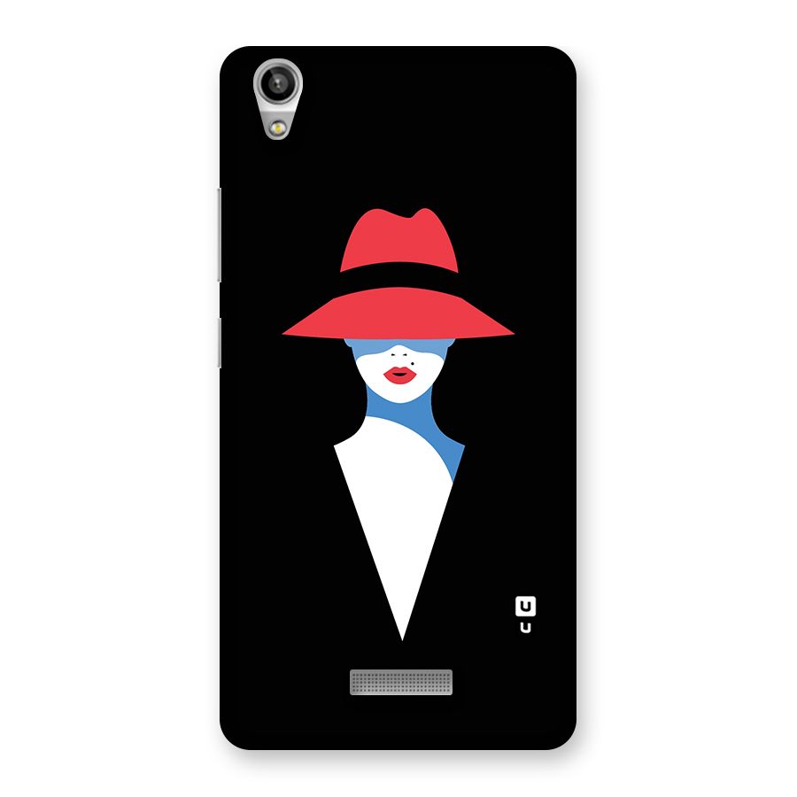 Mysterious Woman Illustration Back Case for Lava-Pixel-V1