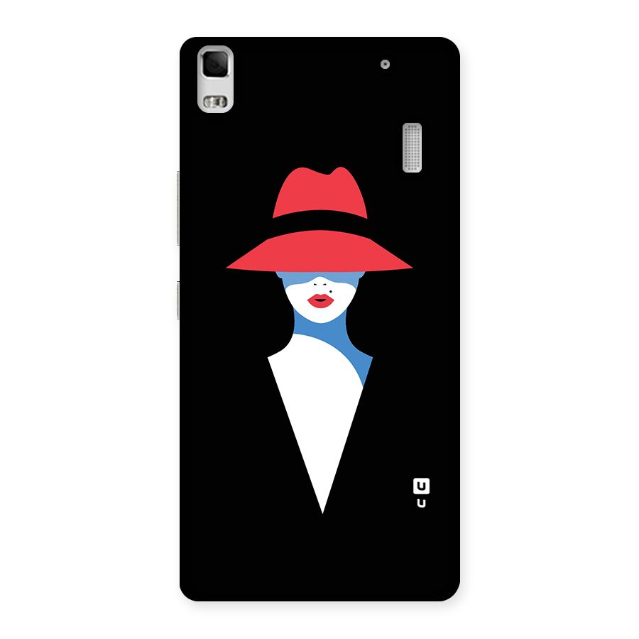 Mysterious Woman Illustration Back Case for Lenovo A7000