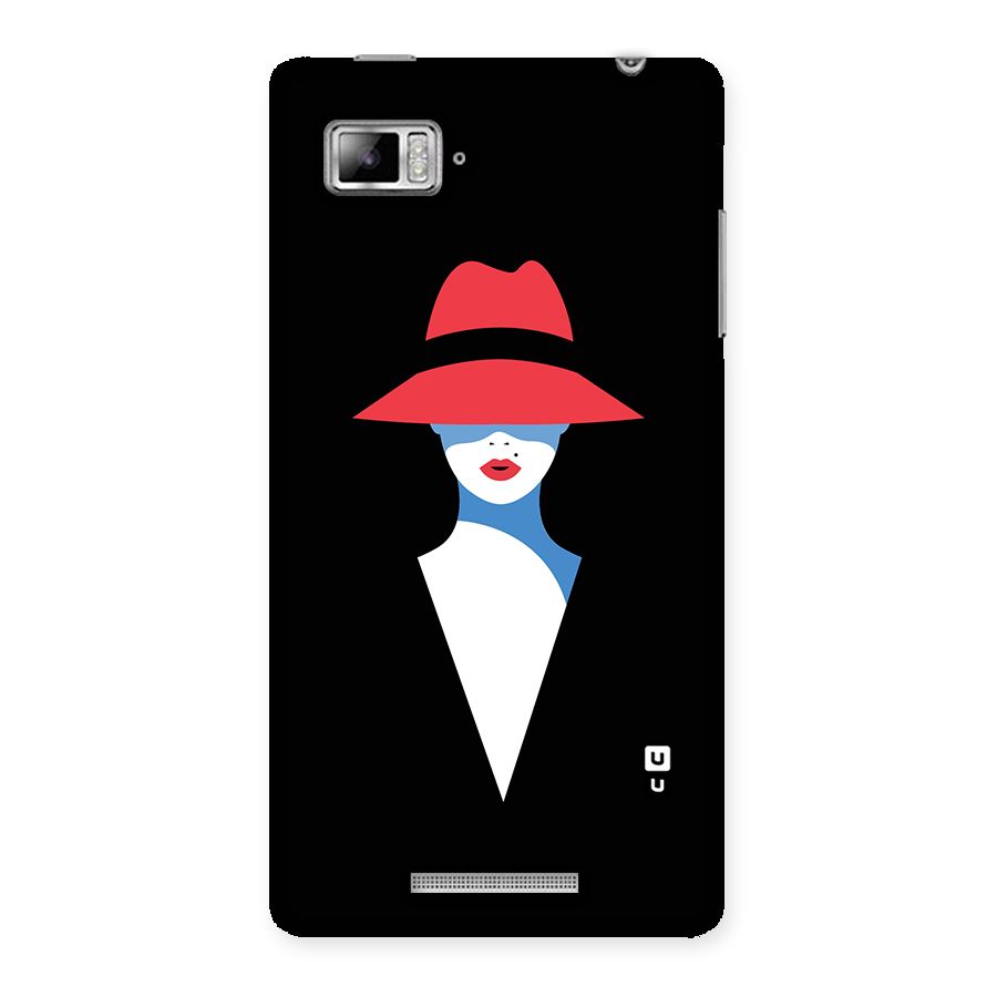 Mysterious Woman Illustration Back Case for Lenovo Vibe Z K910