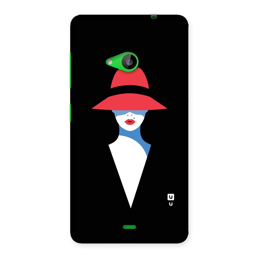 Mysterious Woman Illustration Back Case for Lumia 535