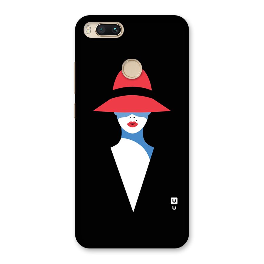 Mysterious Woman Illustration Back Case for Mi A1