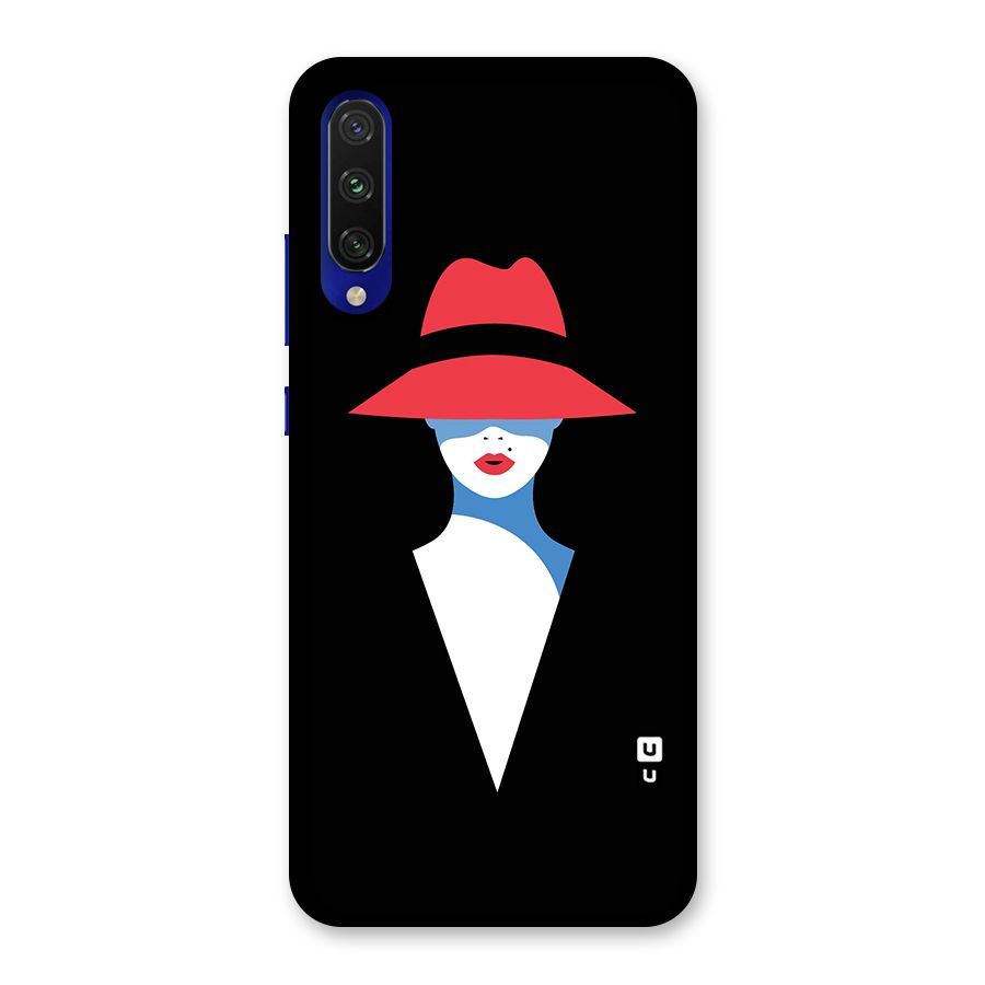 Mysterious Woman Illustration Back Case for Mi A3