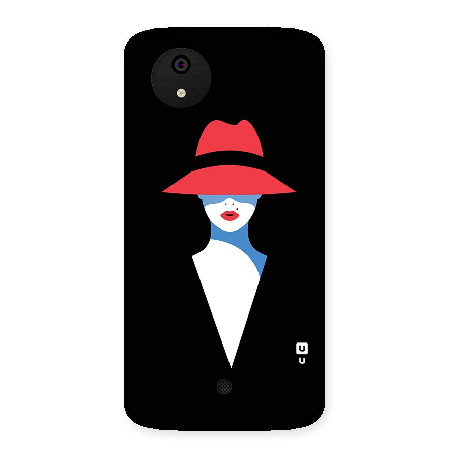 Mysterious Woman Illustration Back Case for Micromax Canvas A1