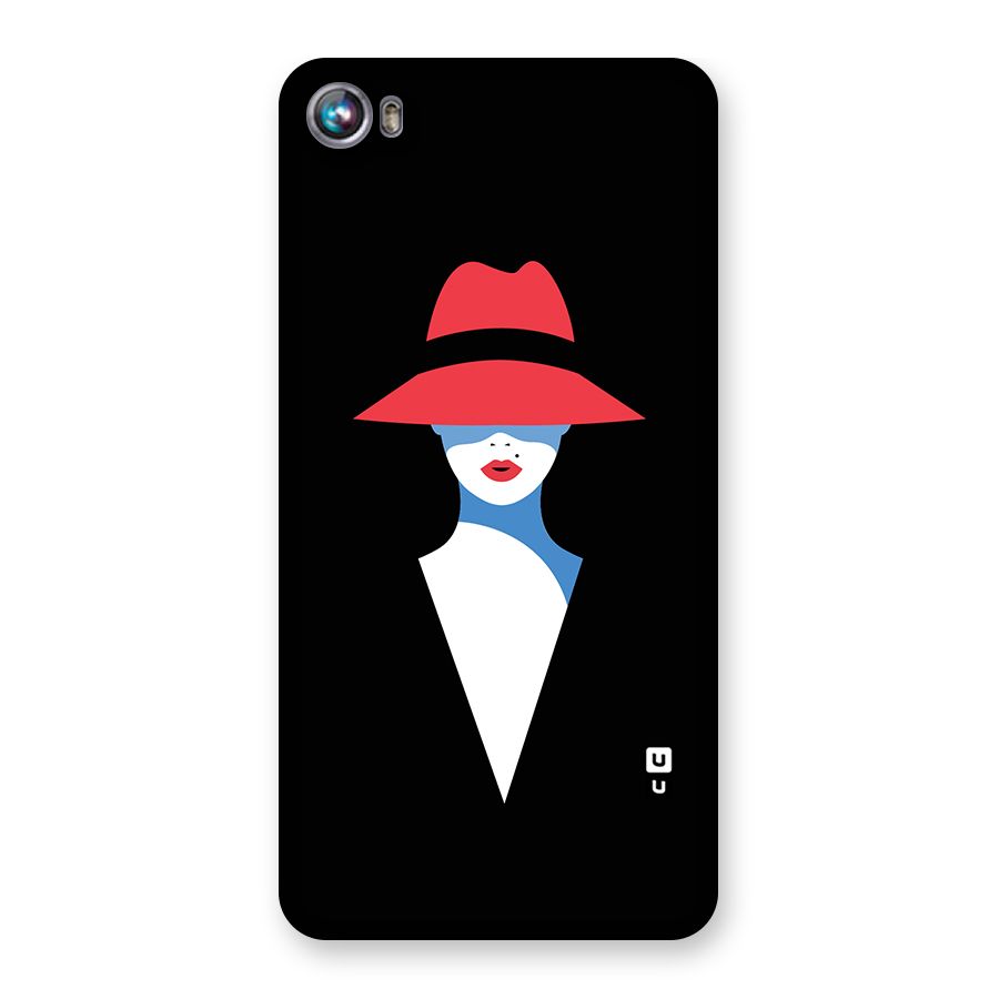 Mysterious Woman Illustration Back Case for Micromax Canvas Fire 4 A107