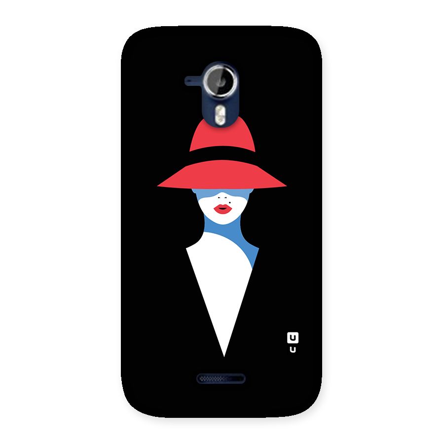 Mysterious Woman Illustration Back Case for Micromax Canvas Magnus A117