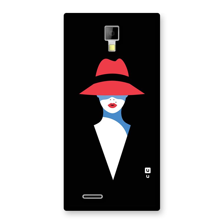 Mysterious Woman Illustration Back Case for Micromax Canvas Xpress A99