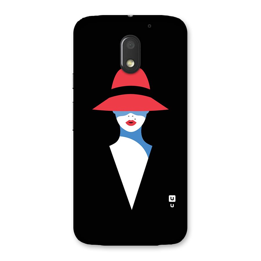 Mysterious Woman Illustration Back Case for Moto E3 Power