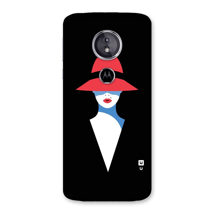 Mysterious Woman Illustration Back Case for Moto E5