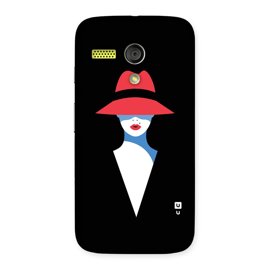Mysterious Woman Illustration Back Case for Moto G