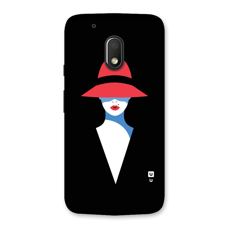 Mysterious Woman Illustration Back Case for Moto G4 Play
