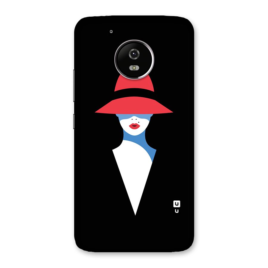 Mysterious Woman Illustration Back Case for Moto G5