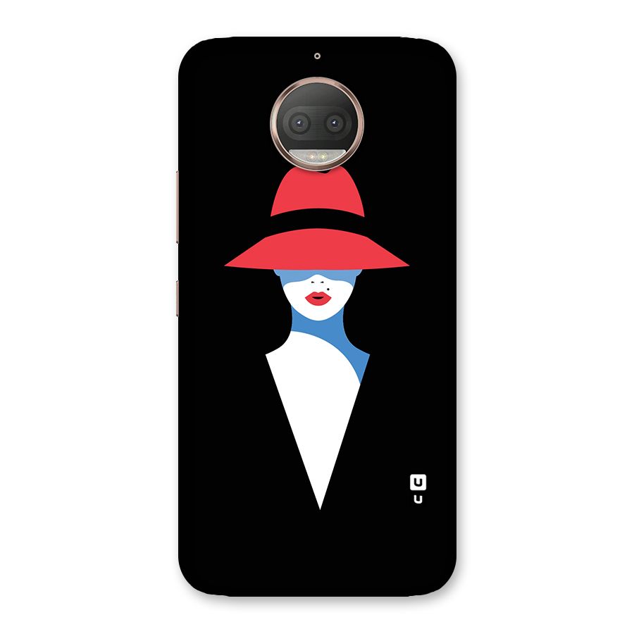 Mysterious Woman Illustration Back Case for Moto G5s Plus