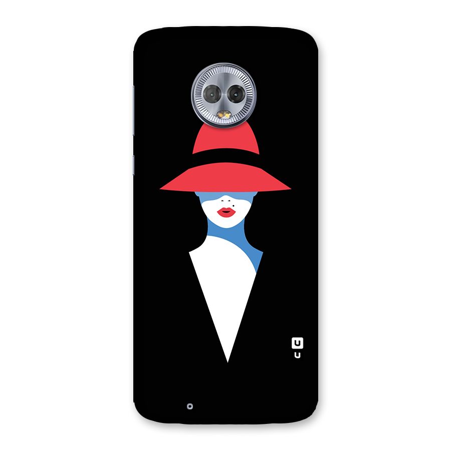 Mysterious Woman Illustration Back Case for Moto G6