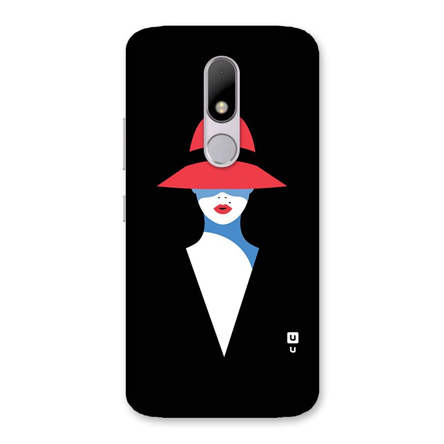 Mysterious Woman Illustration Back Case for Moto M