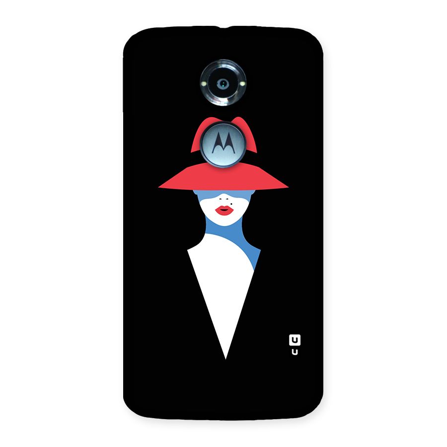 Mysterious Woman Illustration Back Case for Moto X 2nd Gen