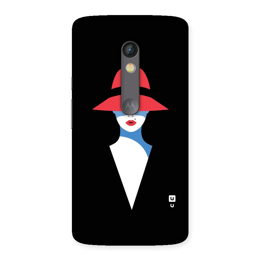 Mysterious Woman Illustration Back Case for Moto X Play