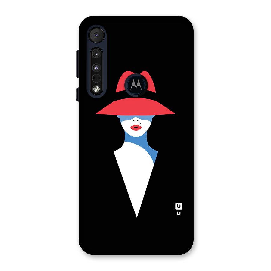 Mysterious Woman Illustration Back Case for Motorola One Macro