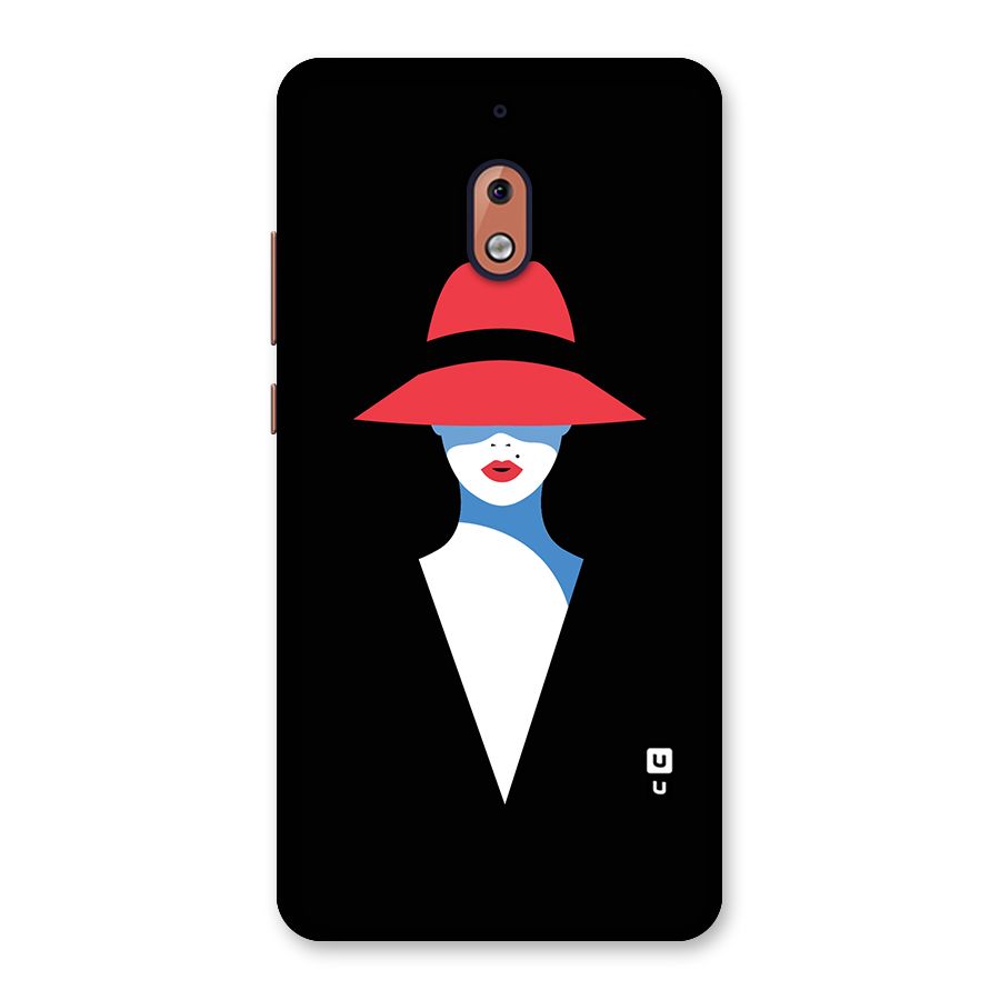 Mysterious Woman Illustration Back Case for Nokia 2.1