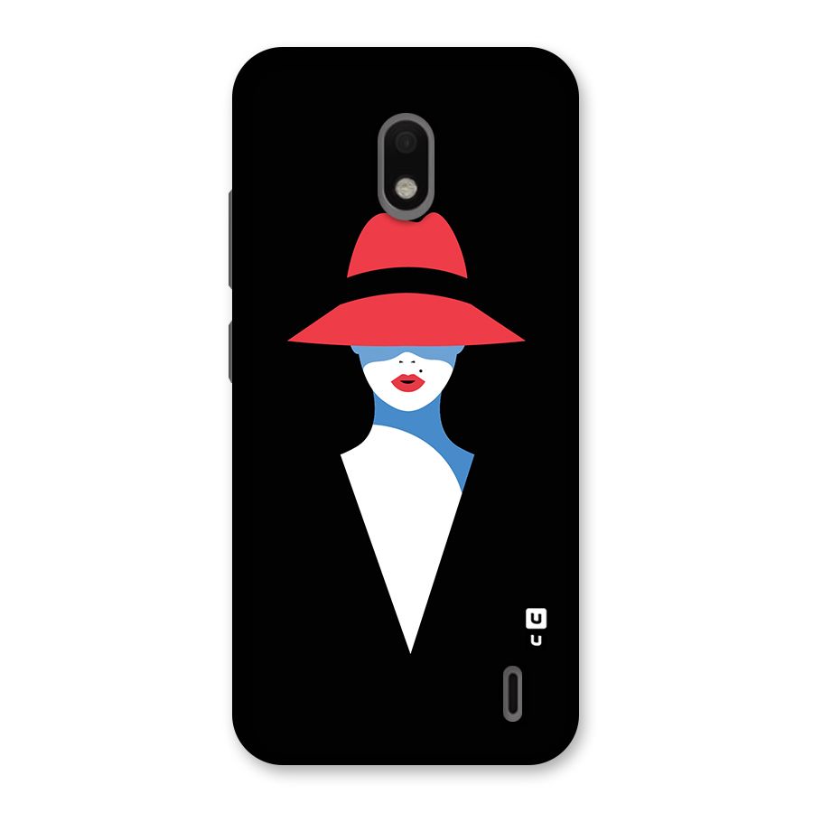 Mysterious Woman Illustration Back Case for Nokia 2.2