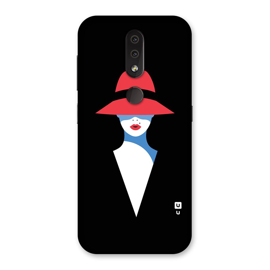 Mysterious Woman Illustration Back Case for Nokia 4.2