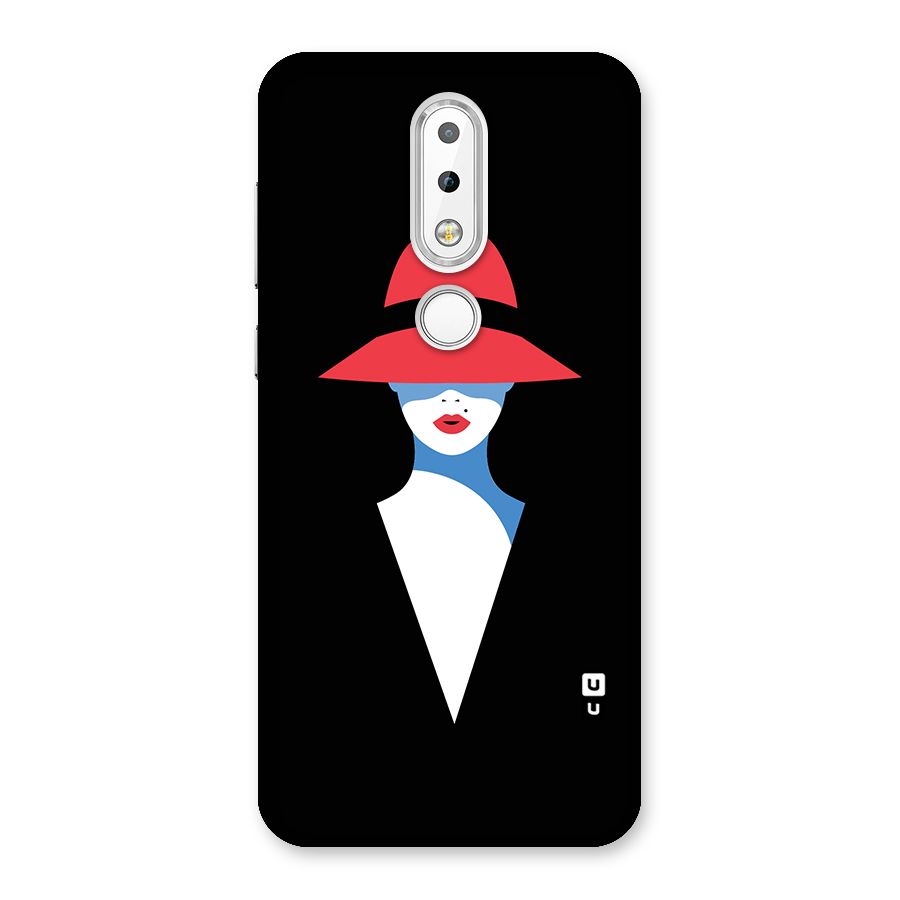 Mysterious Woman Illustration Back Case for Nokia 6.1 Plus