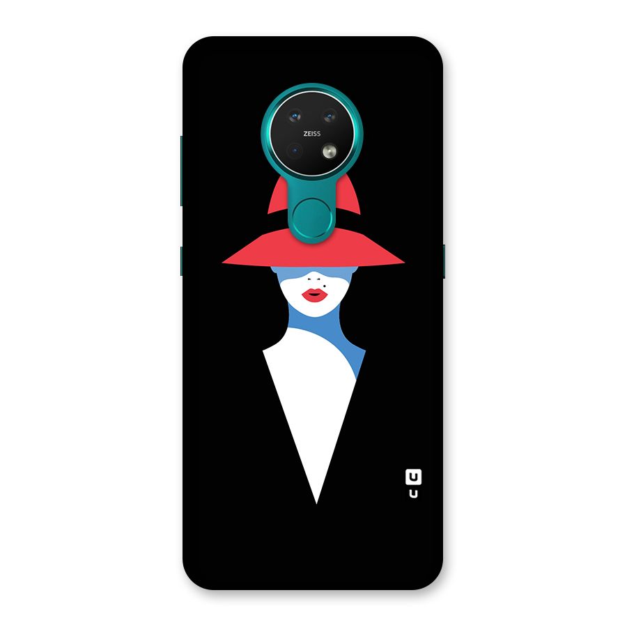 Mysterious Woman Illustration Back Case for Nokia 7.2