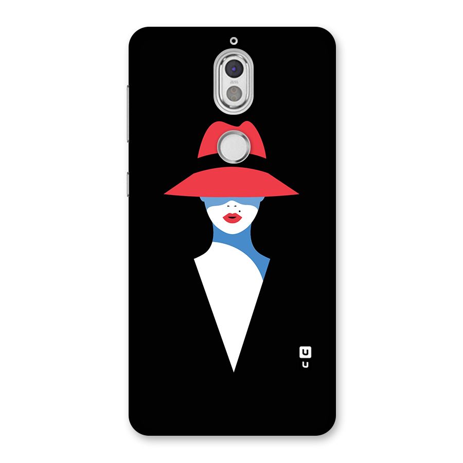 Mysterious Woman Illustration Back Case for Nokia 7