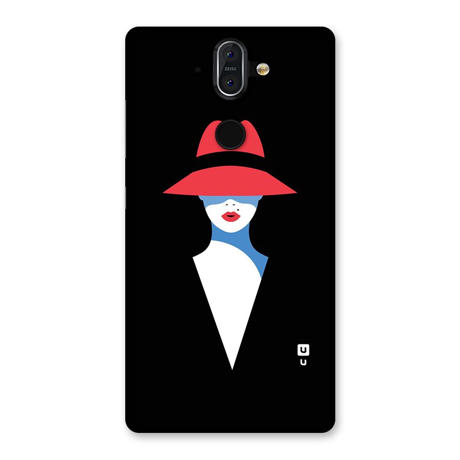 Mysterious Woman Illustration Back Case for Nokia 8 Sirocco