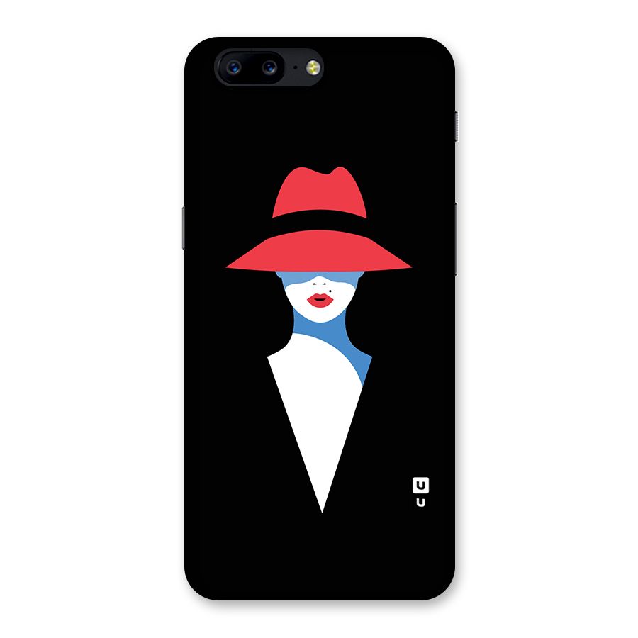 Mysterious Woman Illustration Back Case for OnePlus 5