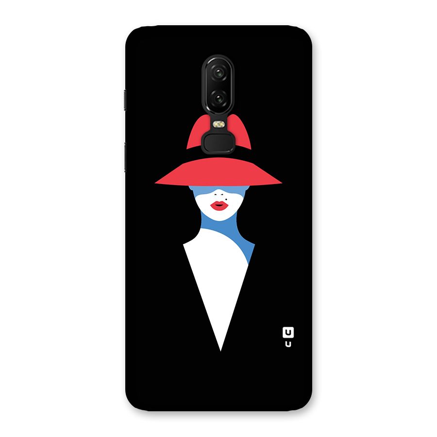 Mysterious Woman Illustration Back Case for OnePlus 6
