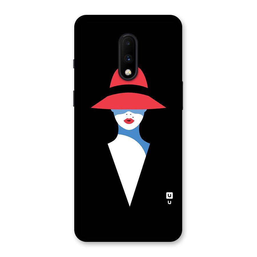Mysterious Woman Illustration Back Case for OnePlus 7