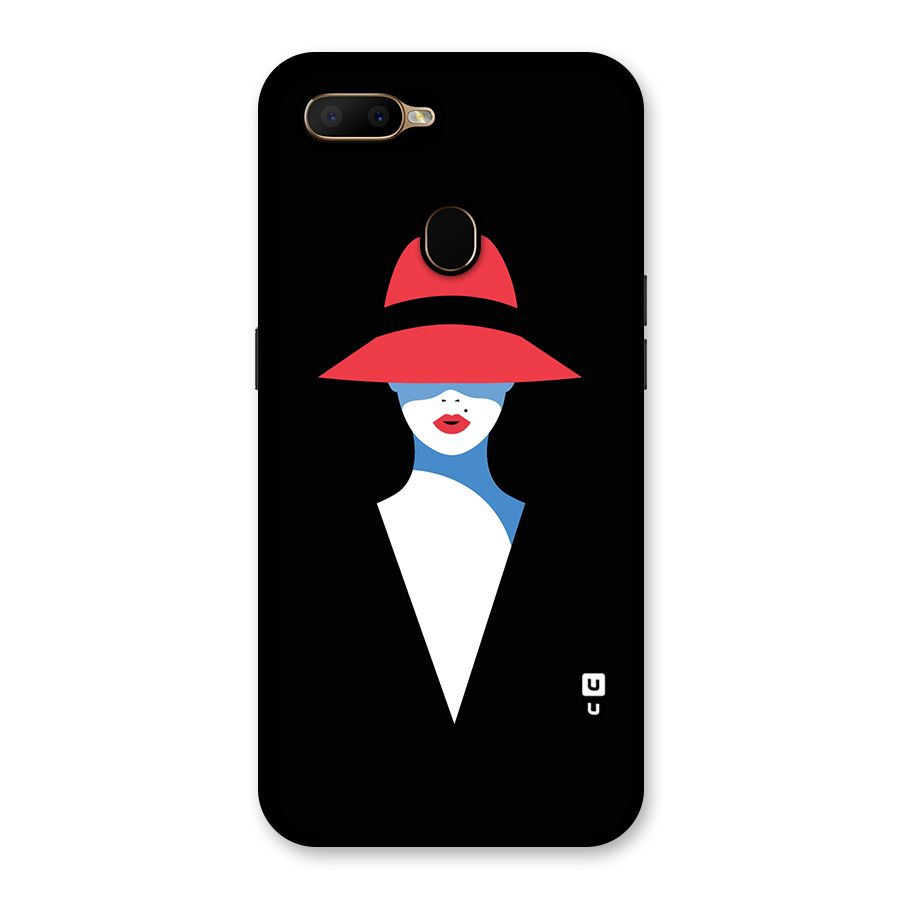 Mysterious Woman Illustration Back Case for Oppo A5s