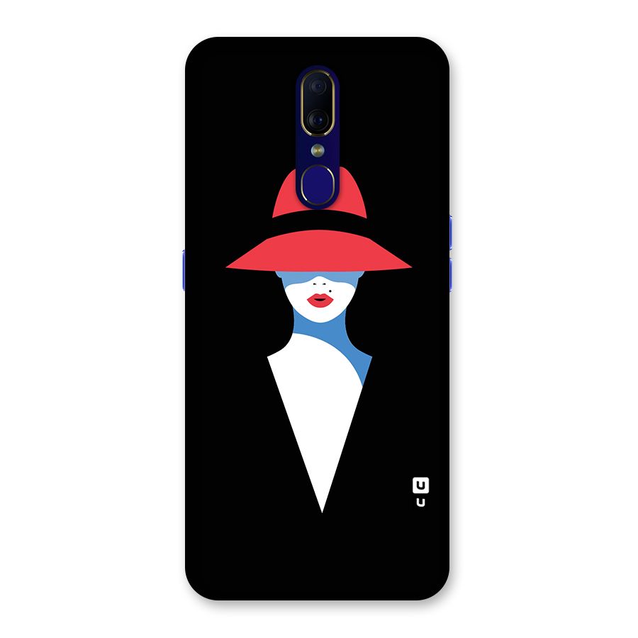 Mysterious Woman Illustration Back Case for Oppo A9
