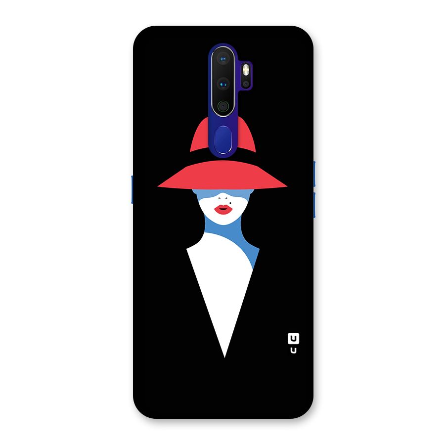 Mysterious Woman Illustration Back Case for Oppo A9 (2020)