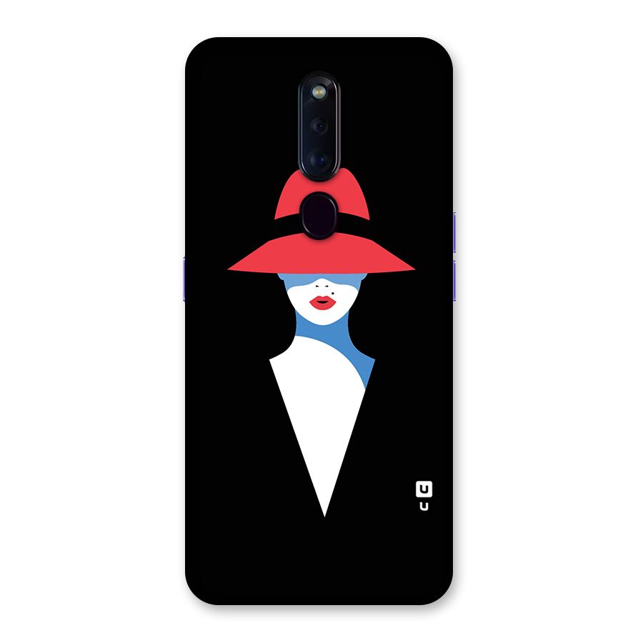 Mysterious Woman Illustration Back Case for Oppo F11 Pro