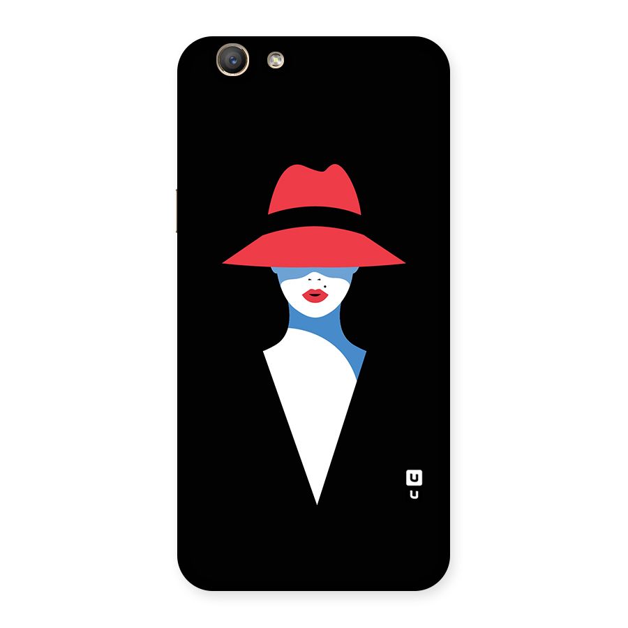 Mysterious Woman Illustration Back Case for Oppo F1s