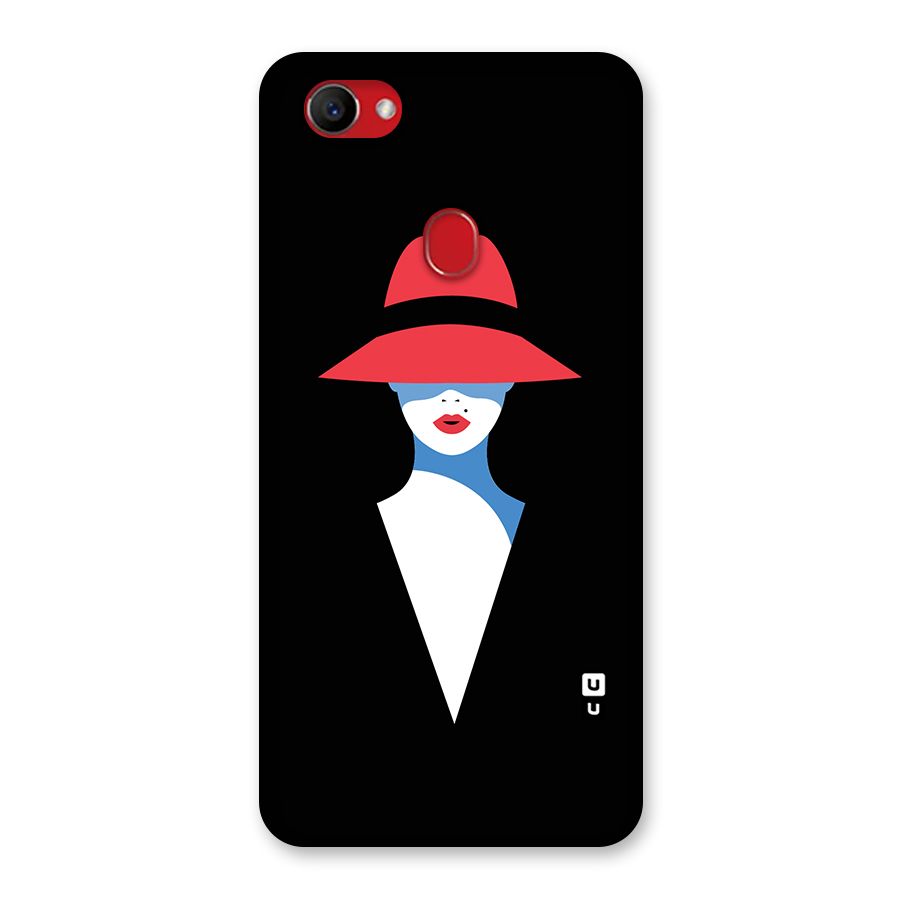 Mysterious Woman Illustration Back Case for Oppo F7