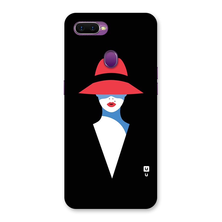 Mysterious Woman Illustration Back Case for Oppo F9