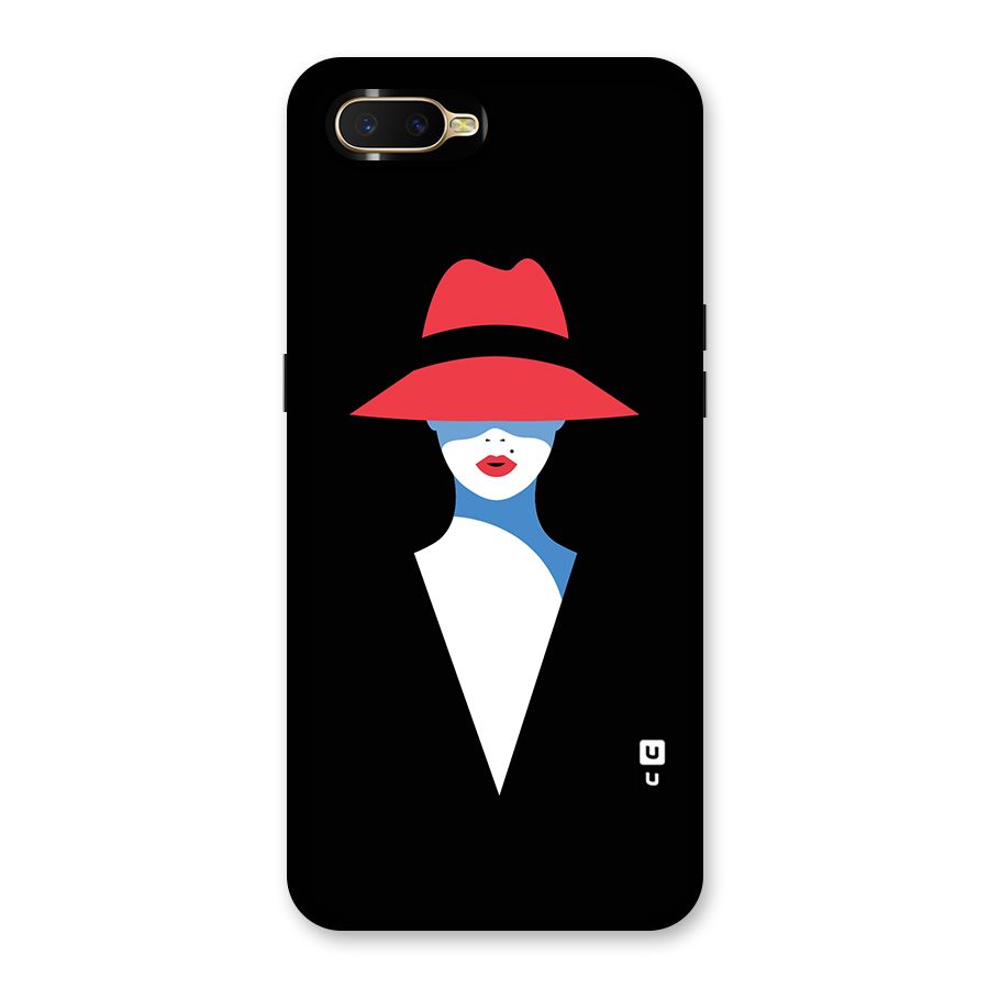 Mysterious Woman Illustration Back Case for Oppo K1