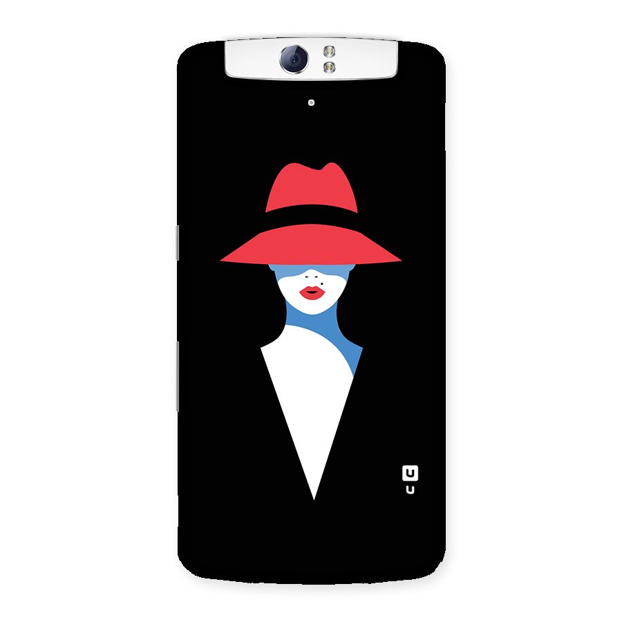 Mysterious Woman Illustration Back Case for Oppo N1