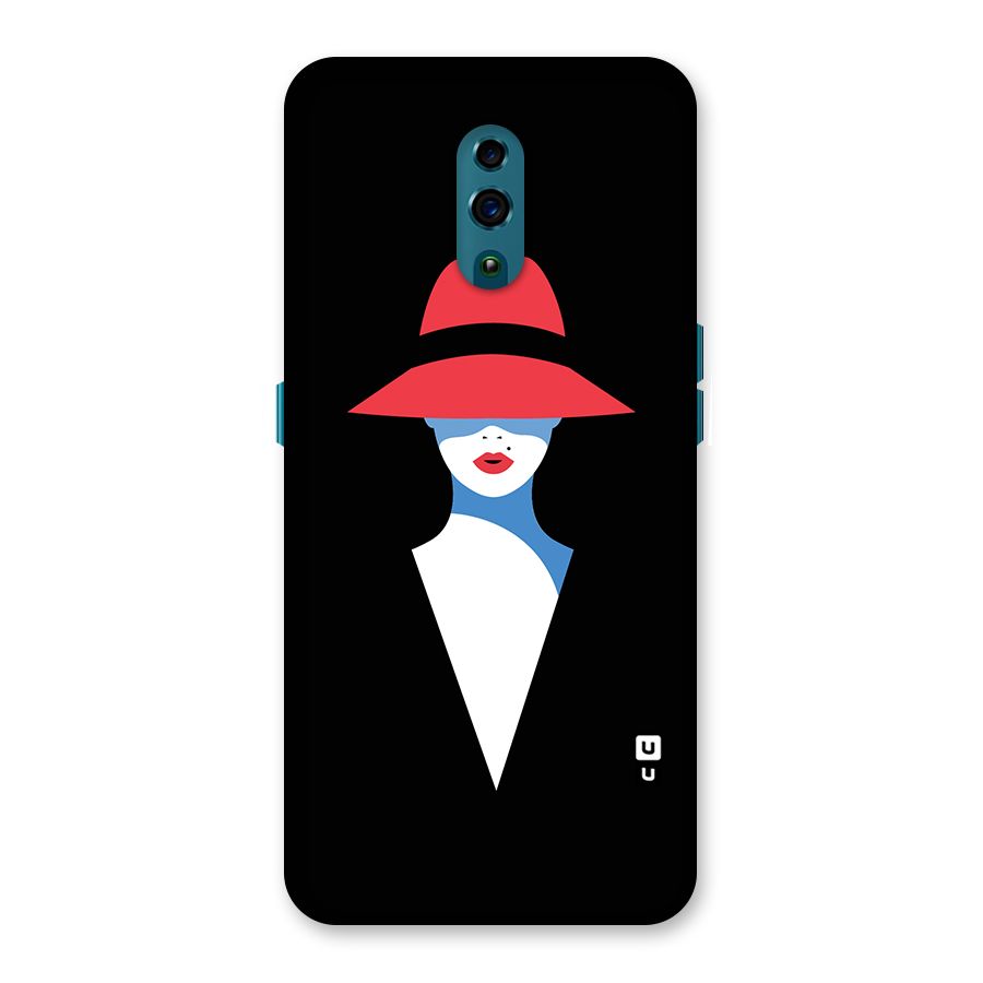 Mysterious Woman Illustration Back Case for Oppo Reno