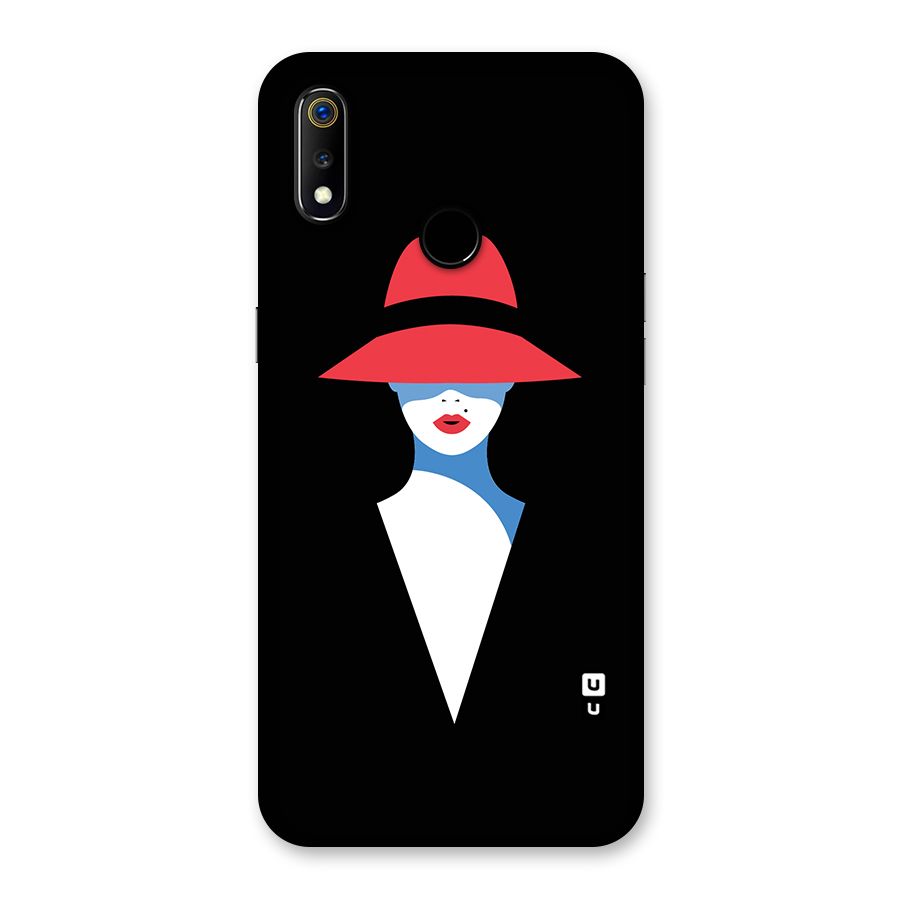 Mysterious Woman Illustration Back Case for Realme 3