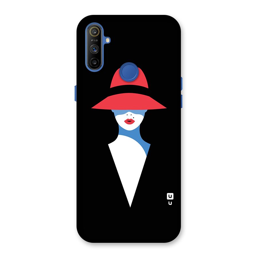 Mysterious Woman Illustration Back Case for Realme Narzo 10A